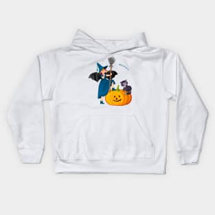 Halloween girl. Kids Hoodie